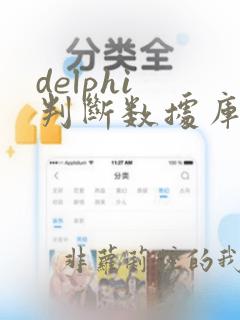 delphi 判断数据库类型