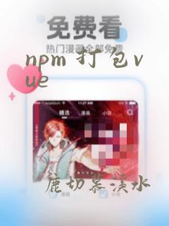 npm 打包vue