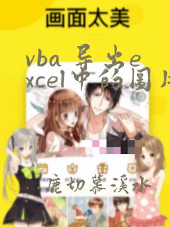 vba 导出excel中的图片