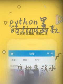 python里的find函数