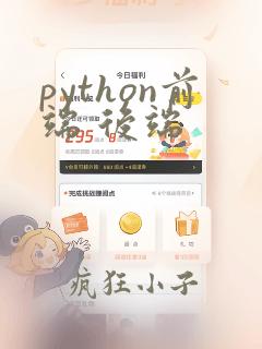 python前端 后端
