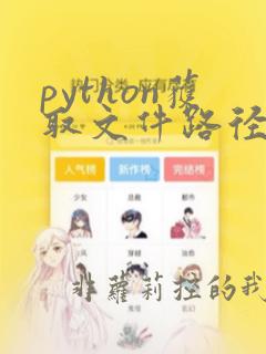 python获取文件路径的文件名称