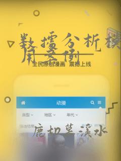 数据分析模型应用案例