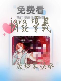 java 项目开发实战