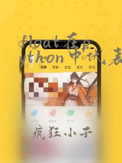 float在python中代表什么