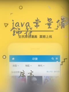 java常量修饰符