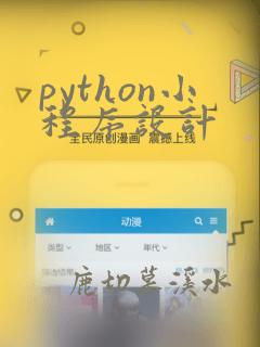 python小程序设计