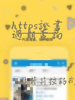 https证书过期查询