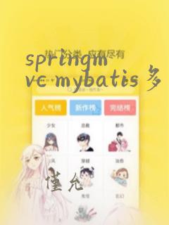 springmvc mybatis多数据源