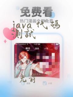 java 代码测试
