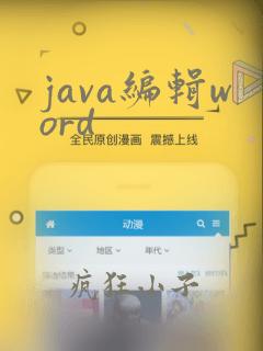java编辑word