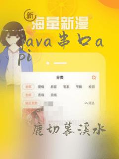 java串口api