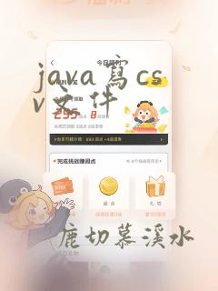 java写csv文件