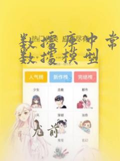 数据库中常见的数据模型