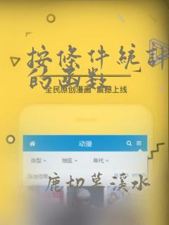 按条件统计数量的函数