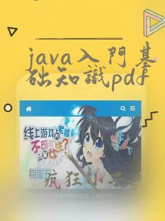 java入门基础知识pdf