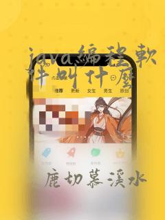 java编程软件叫什么