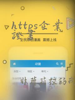https企业证书