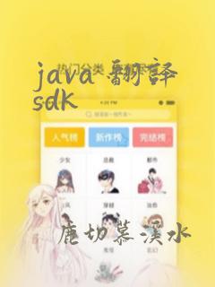 java 翻译sdk