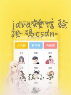 java短信验证码csdn