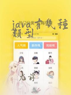 java有几种类型