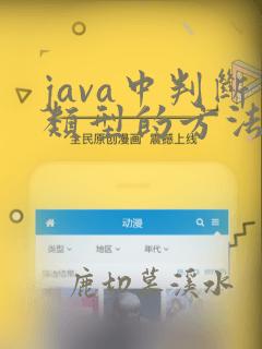 java中判断类型的方法