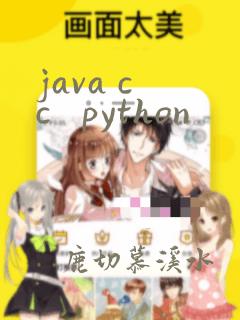 java c c python