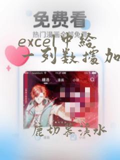 excel中给一列数据加同一个前缀