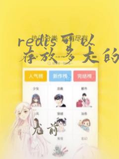 redis可以存放多大的数据