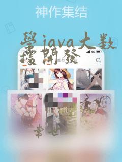 学java大数据开发