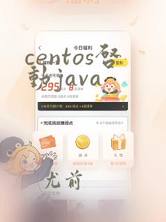 centos启动java