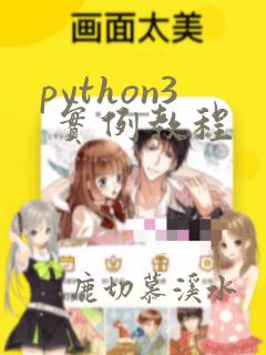 python3 实例教程