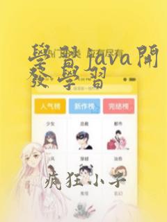 学习java开发学习