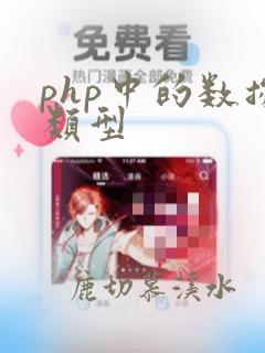 php中的数据类型