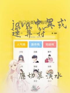 java中异或运算符