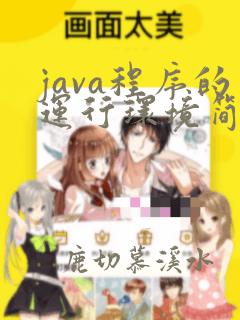 java程序的运行环境简称为