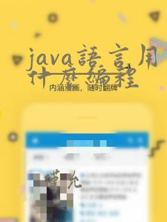 java语言用什么编程