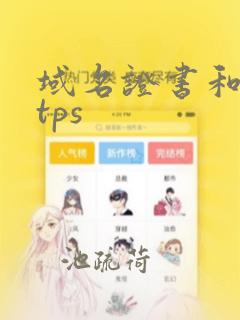 域名证书和https
