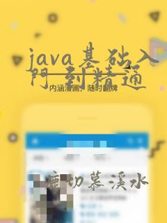 java基础入门 到精通