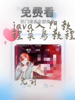 java入门教程菜鸟教程