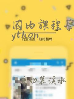 国内课程学习python