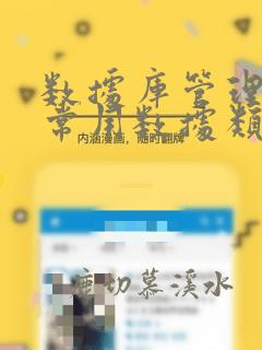 数据库管理系统常用数据类型