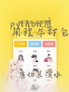 python应用程序打包