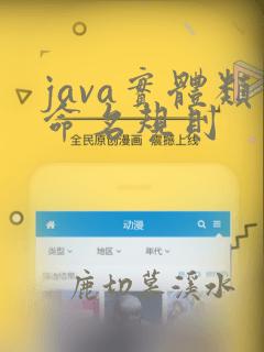java实体类命名规则