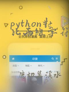 python对比两组字符串差异