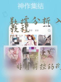数据分析 入门教程