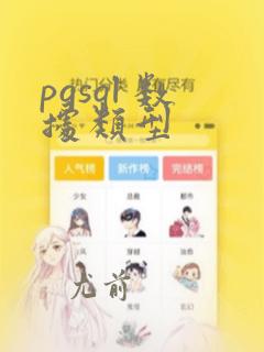 pgsql 数据类型