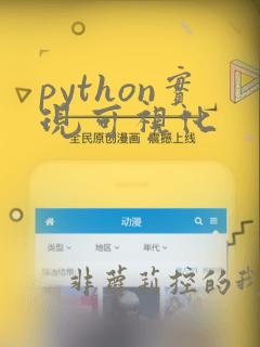 python实现可视化
