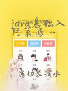 java基础入门菜鸟