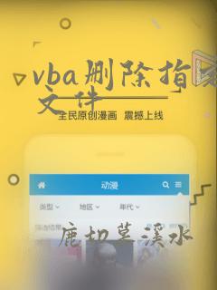 vba删除指定文件